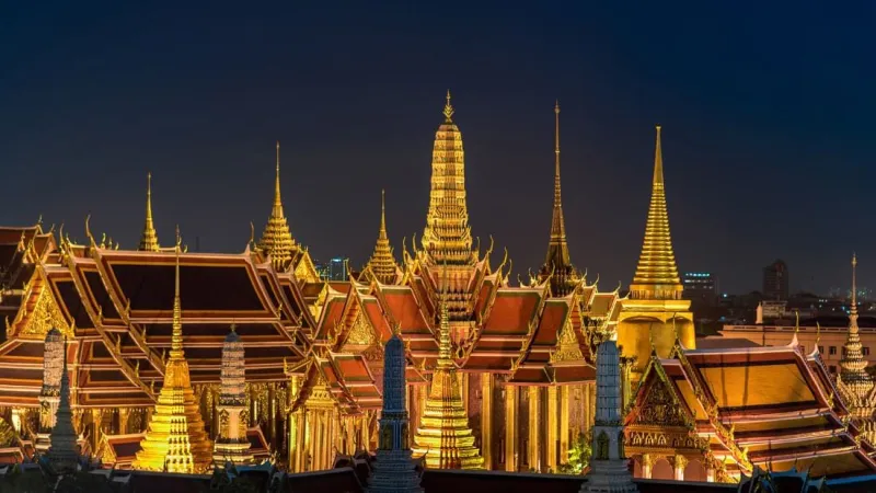 The Grand Palace and Temple of the Emerald Buddha